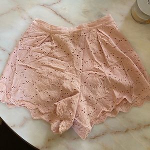 The Impeccable Pig Pink Lace Shorts